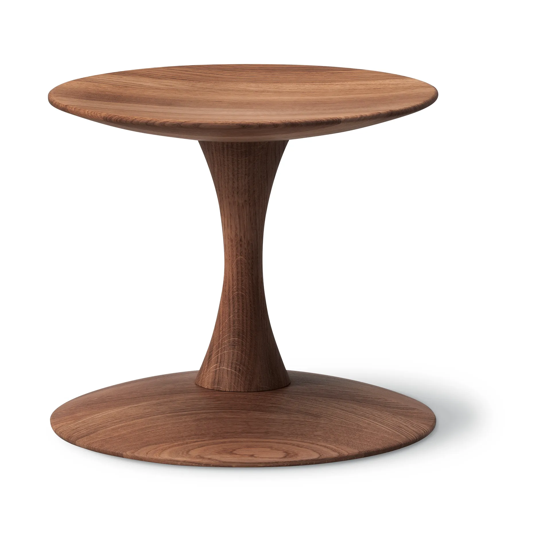 ND102 Trisse rund pall, Rökt oljad ek, Ø32x28 cm Fredericia Furniture