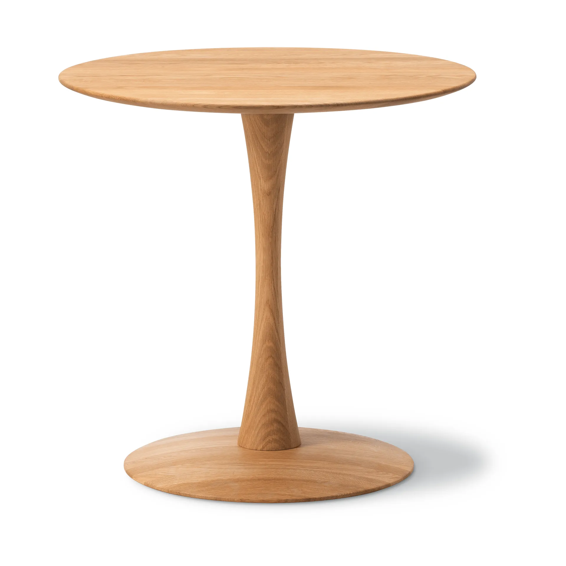ND107 Trisse matbord, Oljad ek, Ø75x73 cm Fredericia Furniture
