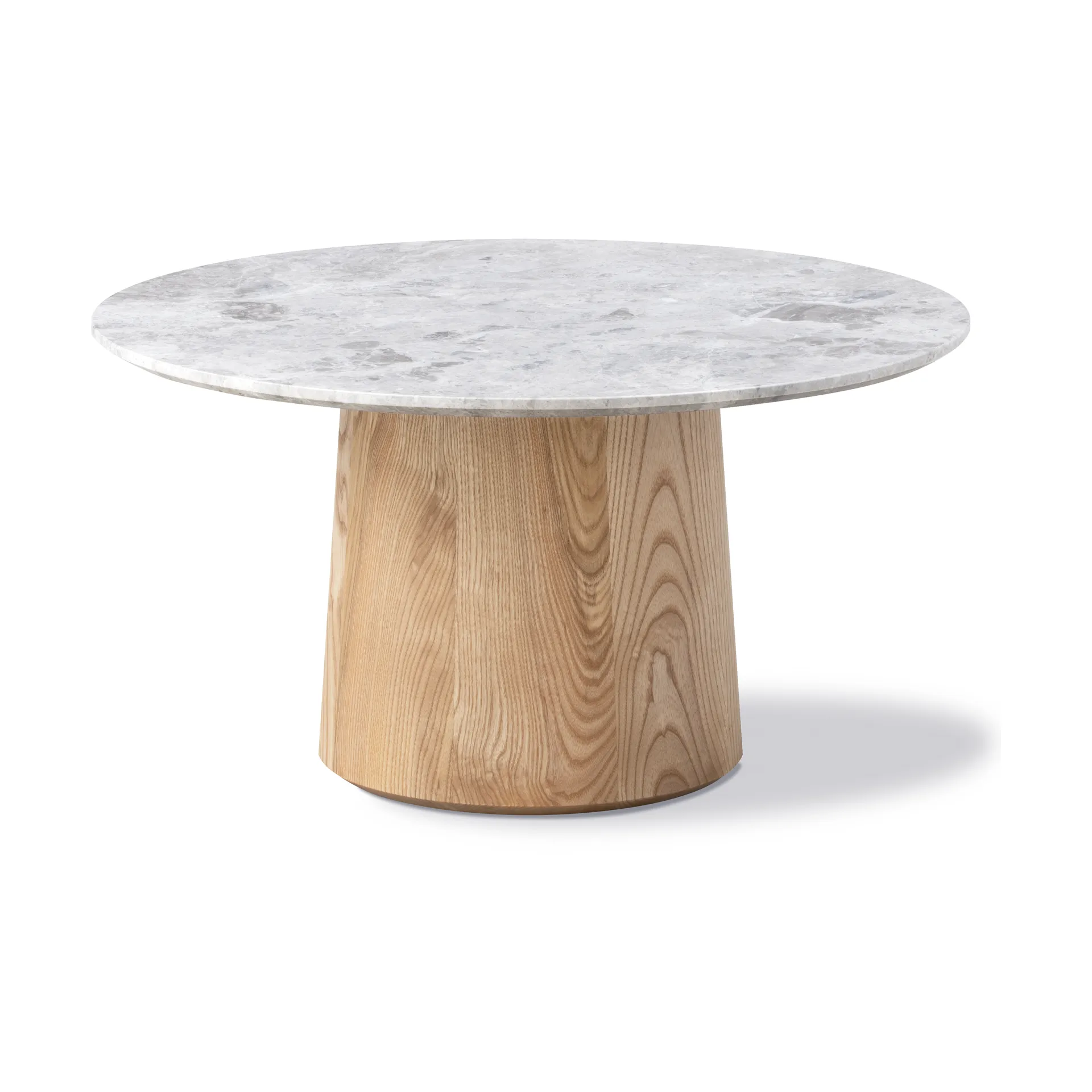 Niveau soffbord Ø61cm, Tundra Grey-ash oil treated Fredericia Furniture