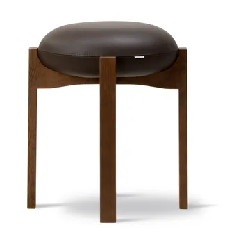 Pioneer pall låg - Primo 86-1-rökbets lackad ek - Fredericia Furniture