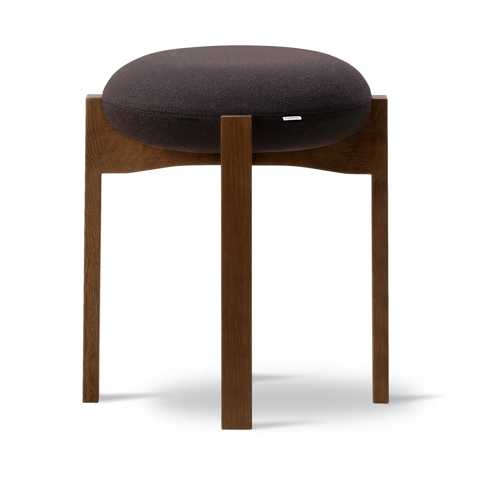 Pioneer rund pall låg, Vidar 386-rökbetsad lackad ek Fredericia Furniture