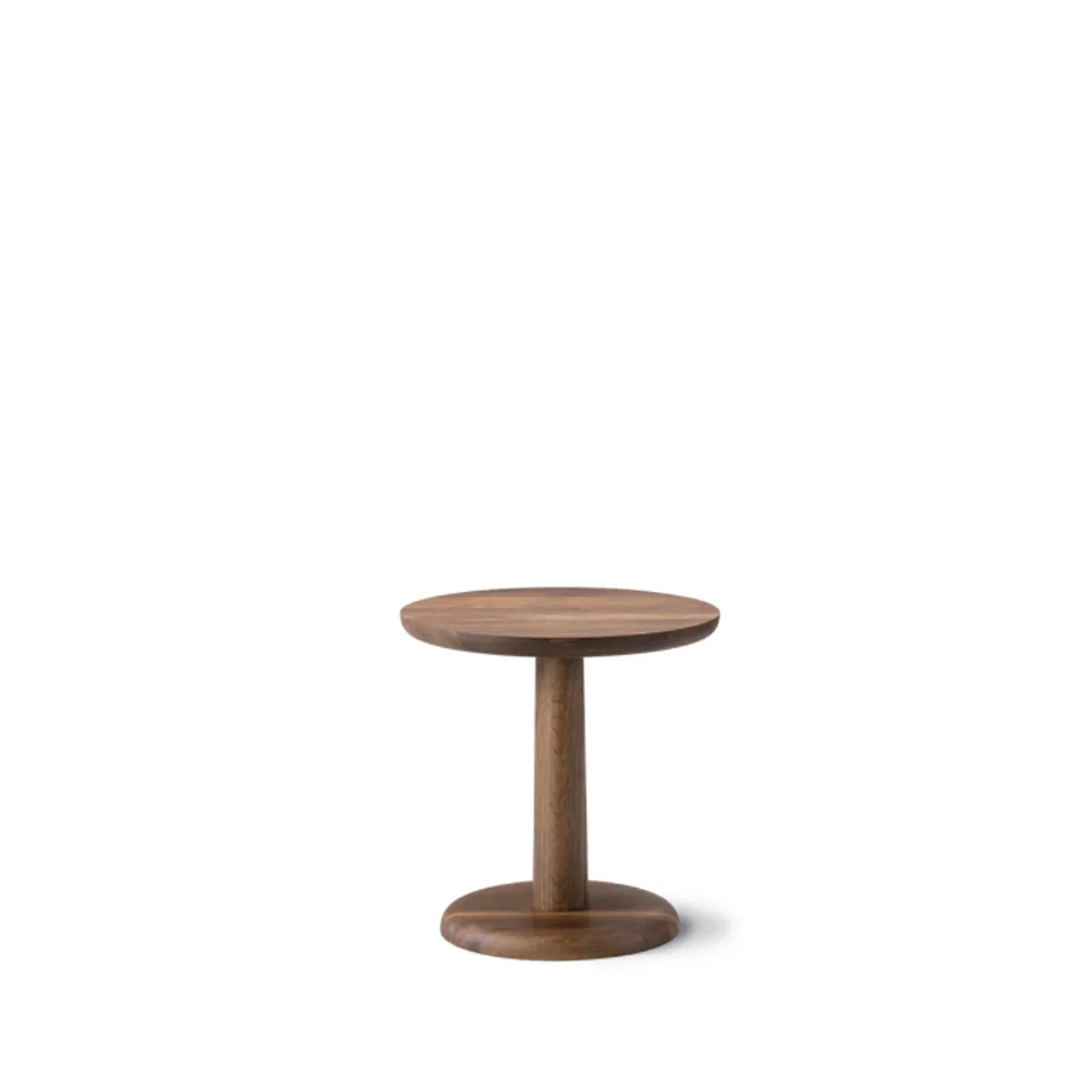 Pon sidobord, Rökt ek olja, Ø40 cm Fredericia Furniture