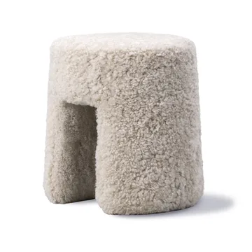 Sequoia sittpuff - Fårskinn moonlight - Fredericia Furniture