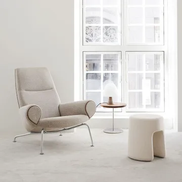 Sequoia sittpuff - Fårskinn moonlight - Fredericia Furniture