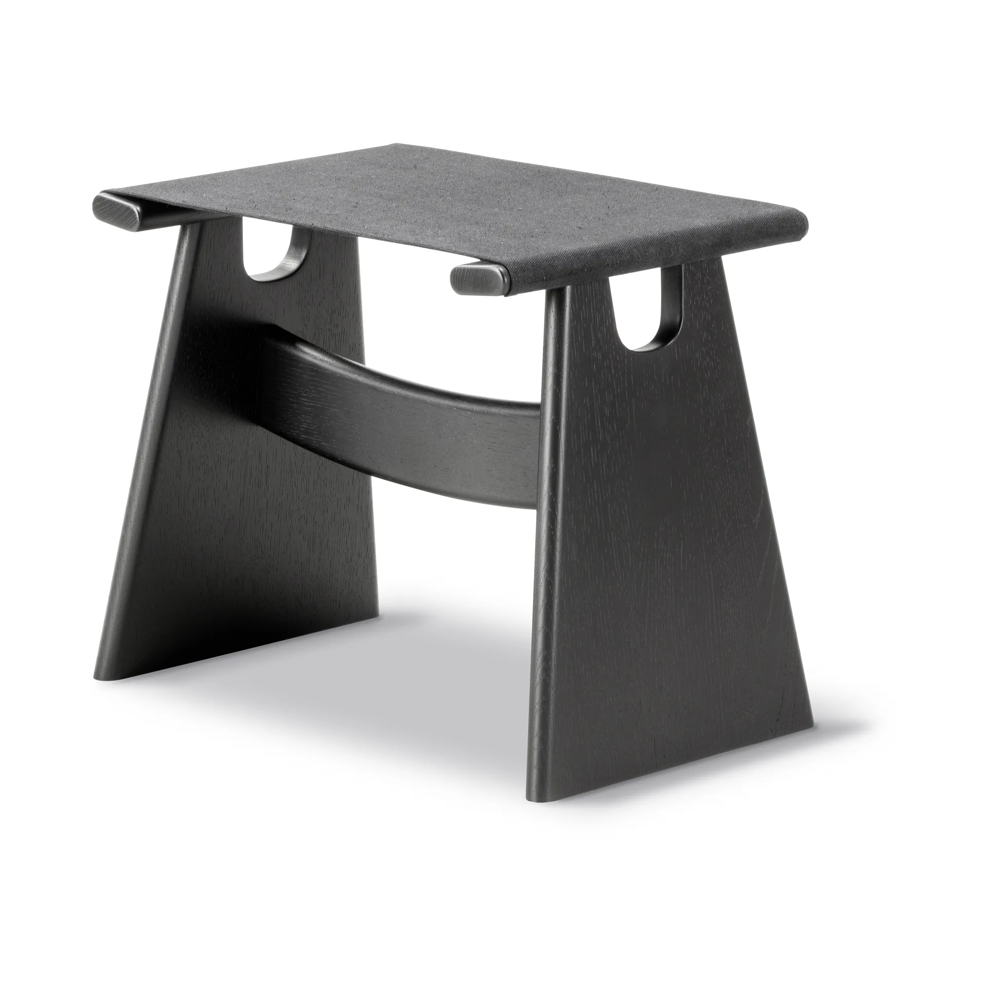 Seto pall, Svart canvas-svartlackerad ek Fredericia Furniture