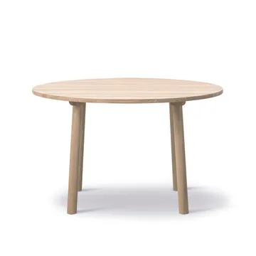Taro 6121 matbord - Såpad ek, ø120 cm - Fredericia Furniture