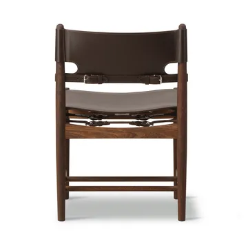 The Spanish Dining Chair - Läder mörkbrun-rökt ek - Fredericia Furniture