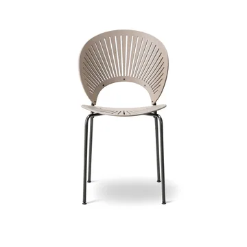 Trinidad 3398 stol - Betsad ljusgrå ek-flint - Fredericia Furniture