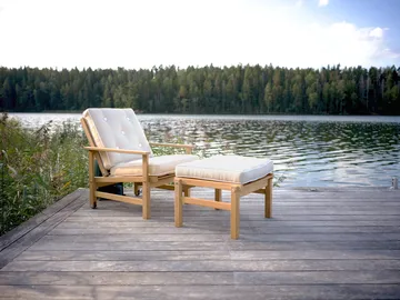 05 fåtölj - Teak - Fri Form