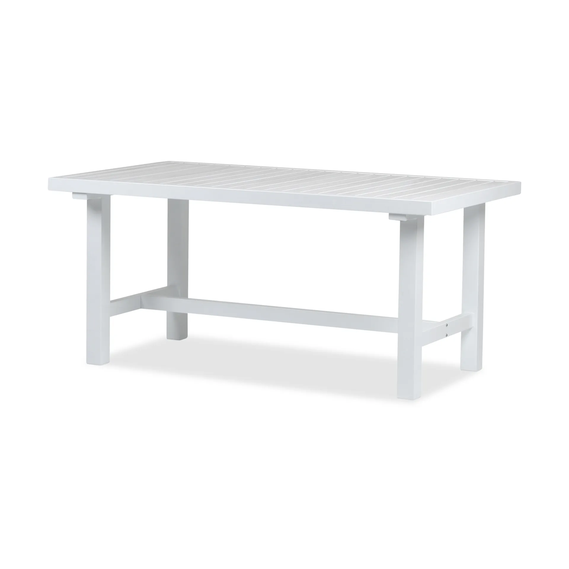 62 bord, White, 142x80x65,5 cm Fri Form