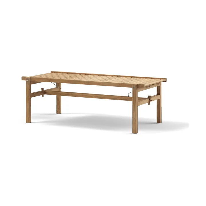 63 bord - Teak, 150x73x51 cm - Fri Form