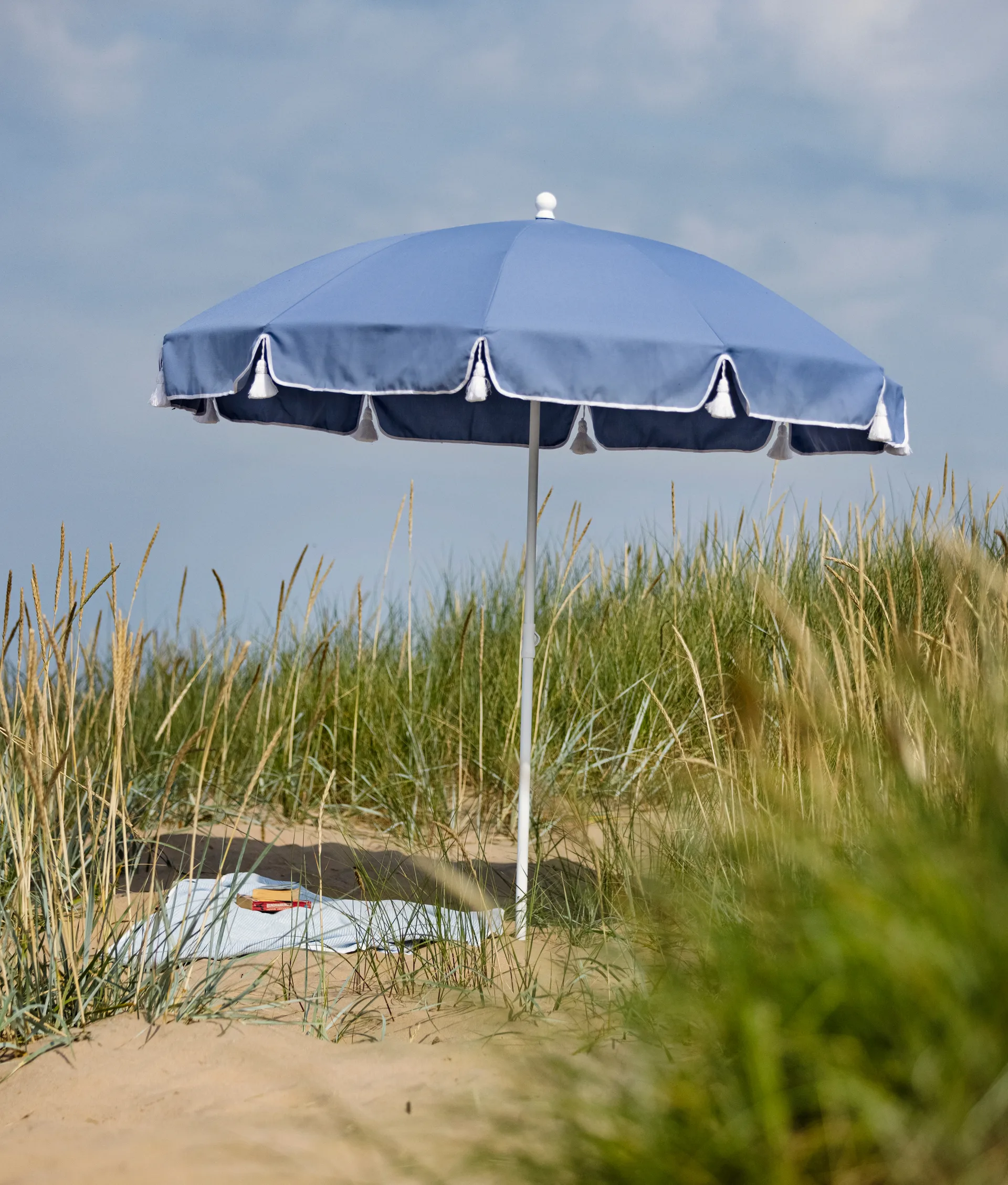90 parasoll, Navy blue, Ø220 cm Fri Form