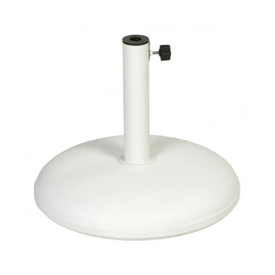 Fri Form parasollfot, White concrete, Ø49 cm Fri Form