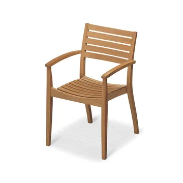 Ballare karmstol - Teak - Fritz Hansen