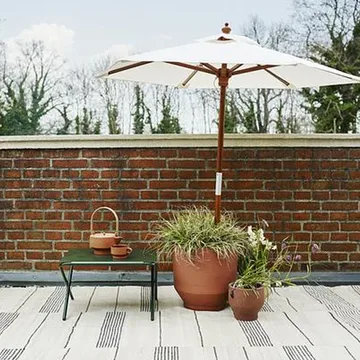 Bring Along parasoll - vit - Fritz Hansen