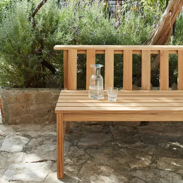 Cadance bänk - Teak, 144 cm - Fritz Hansen