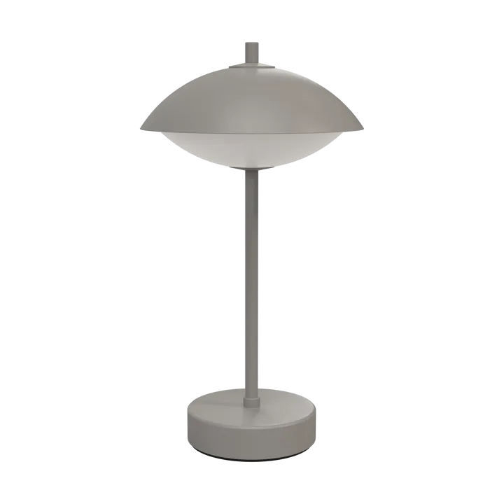 Clam portabel bordslampa 31 cm - Nine grey - Fritz Hansen