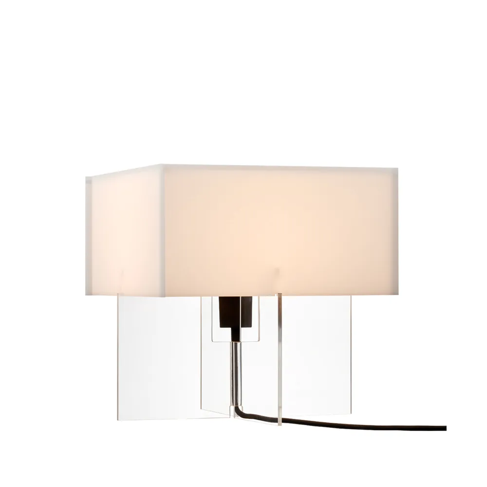 Cross-Plex T-300 bordslampa, Opal-stativ i akryl Fritz Hansen