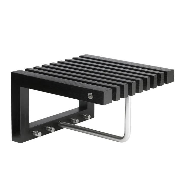 Cutter hatthylla mini - Svartlackerad ek - Fritz Hansen