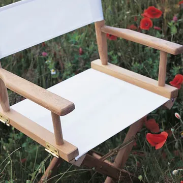 Director's Chair - Vit, teakstativ - Fritz Hansen