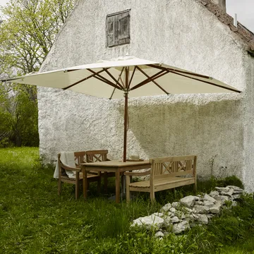 Drachmann soffa - teak, 165 - Fritz Hansen