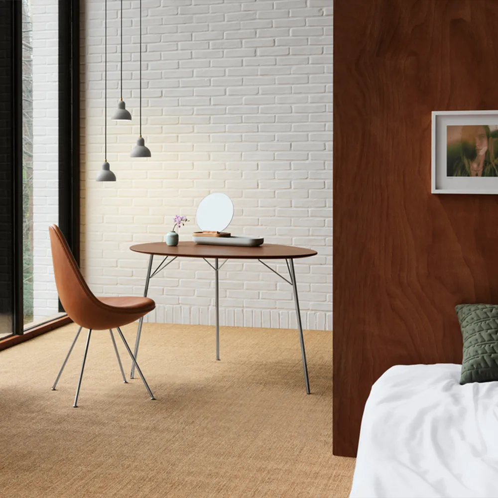 Droppen 3110 Helklädd stol, Leather essential black-black Fritz Hansen
