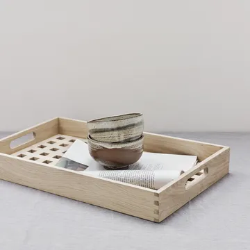 Fionia bricka 32x48 cm - Ek - Fritz Hansen