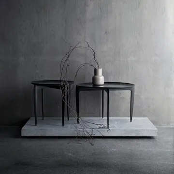 Foldable Tray Table Ø 45 cm - Svart - Fritz Hansen