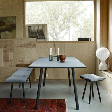Georg bänk - Svartlackerad ek - Fritz Hansen