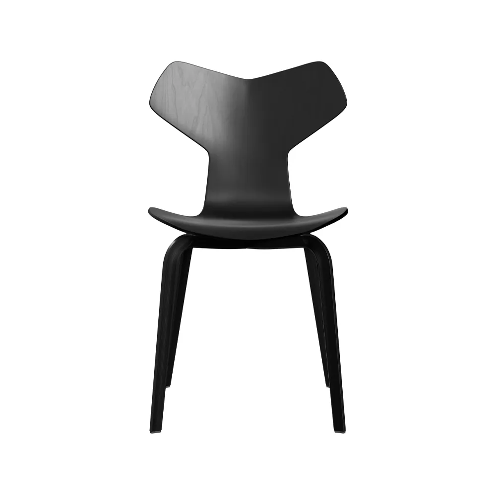 Grand Prix 4130 stol, Coloured ash black Fritz Hansen