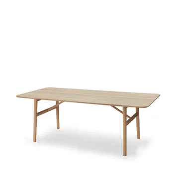 Hven matbord 94x190 cm - Obehandlad ek - Fritz Hansen