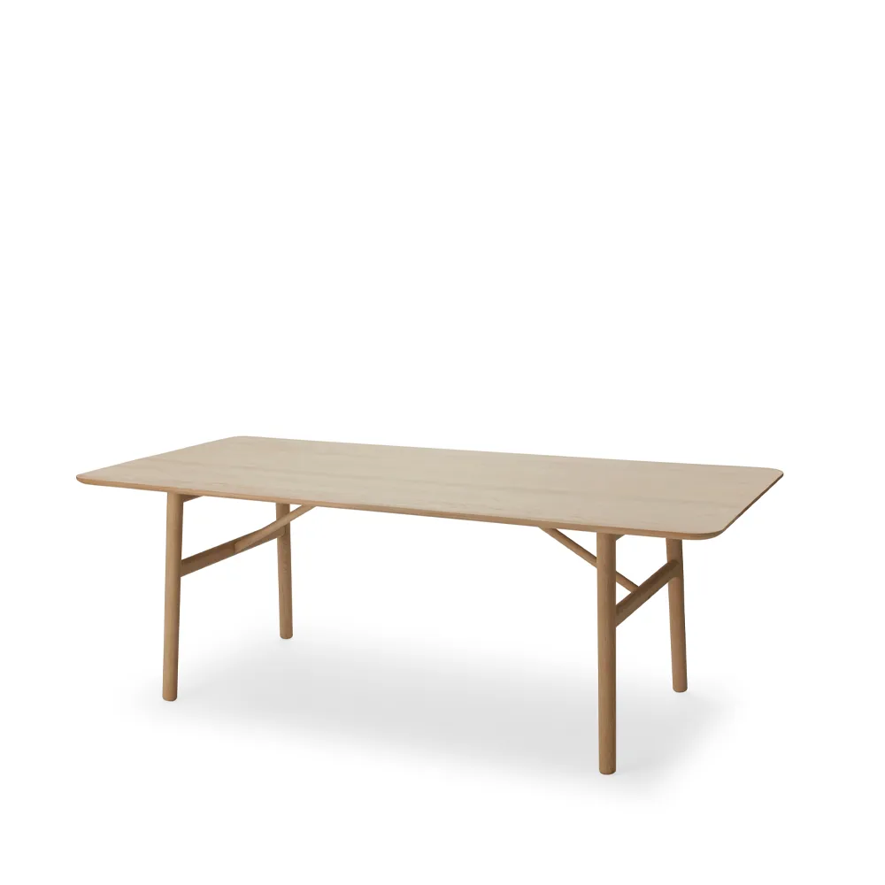 Hven matbord 94x190 cm, Vitsåpad ek Fritz Hansen