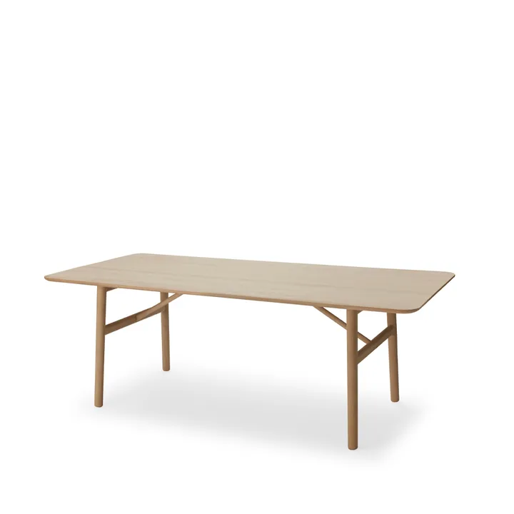 Hven matbord 94x190 cm - Vitsåpad ek - Fritz Hansen