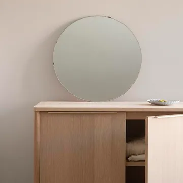 Jut High skåp - Oak oiled-svart marmor-mässing - Fritz Hansen