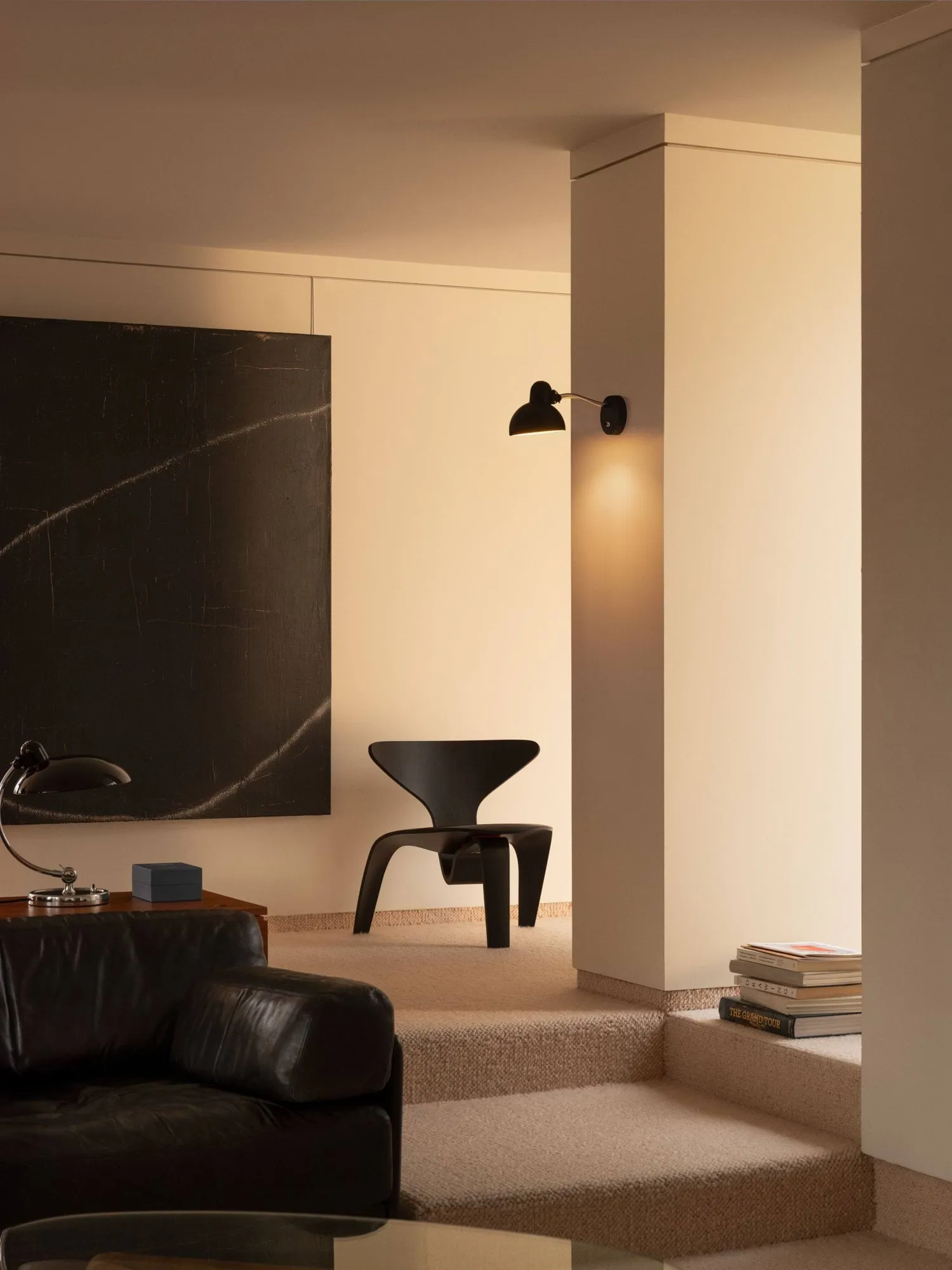 Kaiser Idell 6567-W vägglampa, Black Fritz Hansen