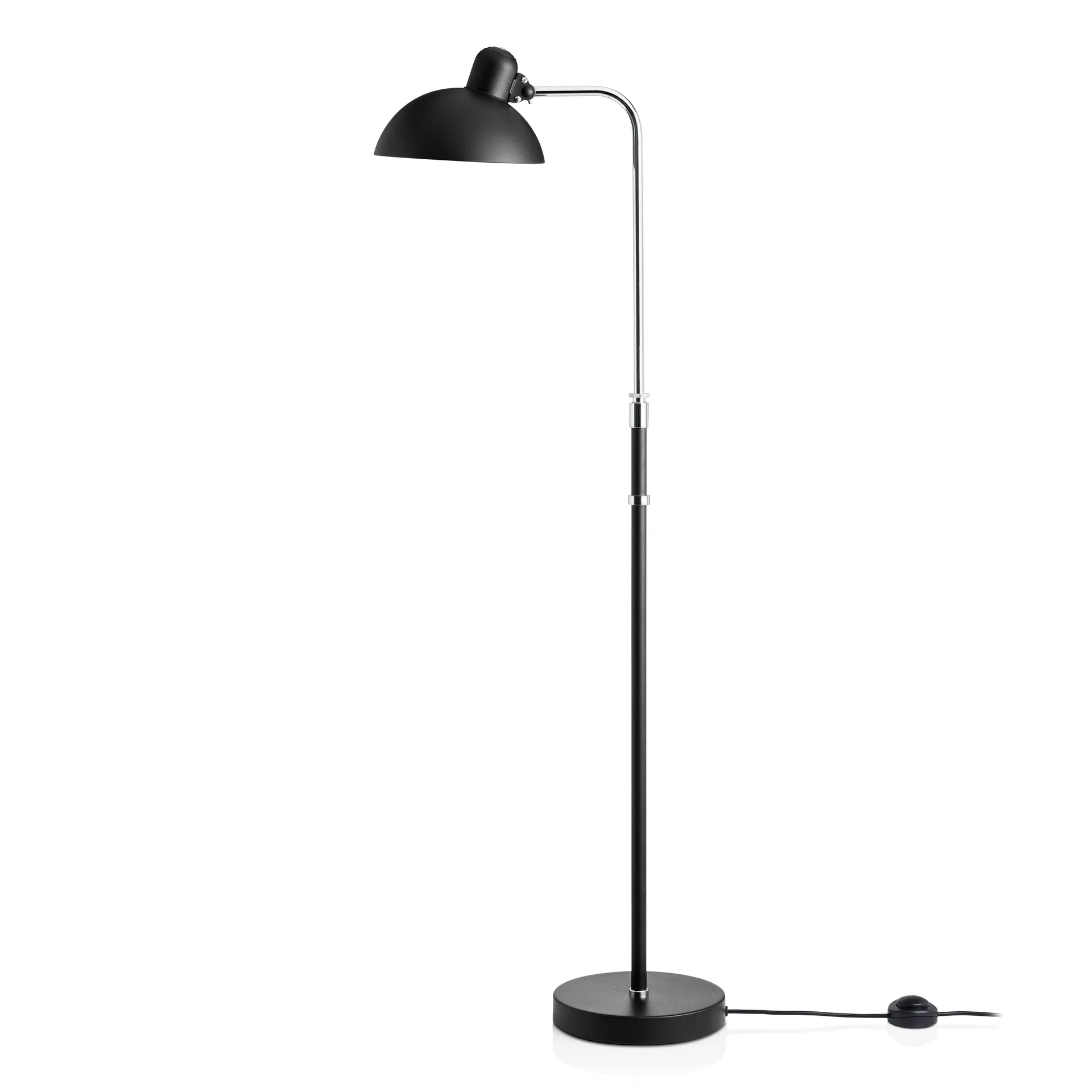 Kaiser Idell 6580-F Luxus golvlampa, Matt black Fritz Hansen