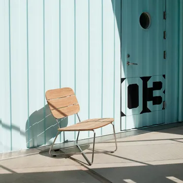 Lilium loungestol - teak, rostfritt stål - Fritz Hansen