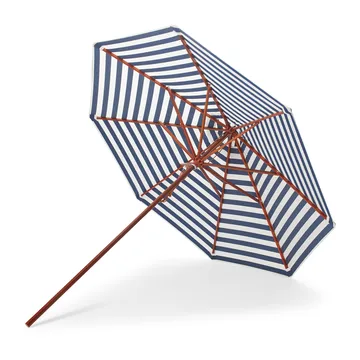 Messina parasoll - Dark Blue Stripes Ø270 cm - Fritz Hansen
