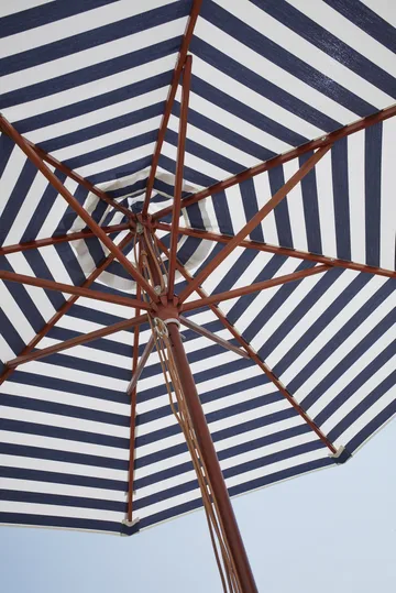 Messina parasoll - Dark Blue Stripes Ø270 cm - Fritz Hansen