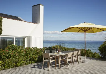 Messina parasoll - Lemon/sand, 300x300 cm - Fritz Hansen