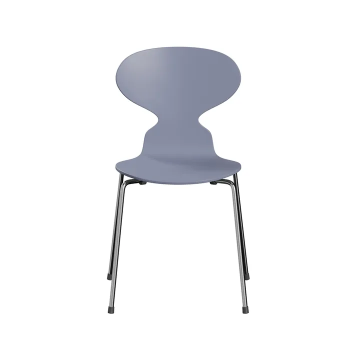 Myran 3101 stol - lavender blue, lackad, kromat stålstativ - Fritz Hansen