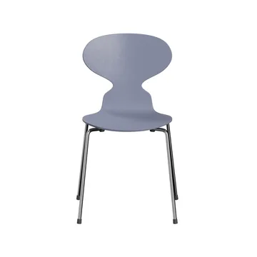 Myran 3101 stol - Lavender blue, målad ask, kromat stålstativ - Fritz Hansen