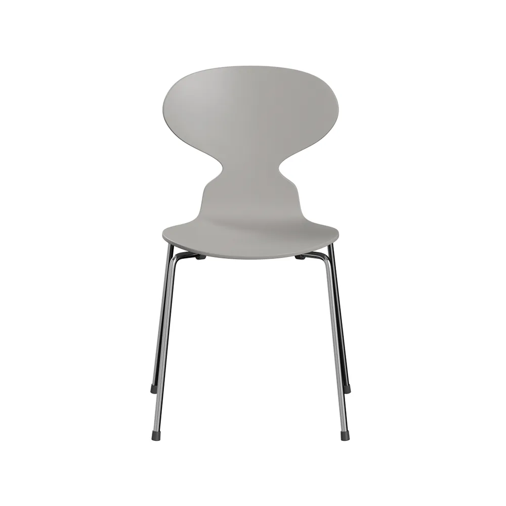 Myran 3101 stol, nine grey, lackad, kromat stålstativ Fritz Hansen