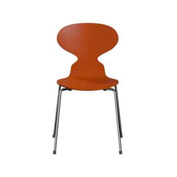 Myran 3101 stol - Paradise orange, lackad, kromat stålstativ - Fritz Hansen