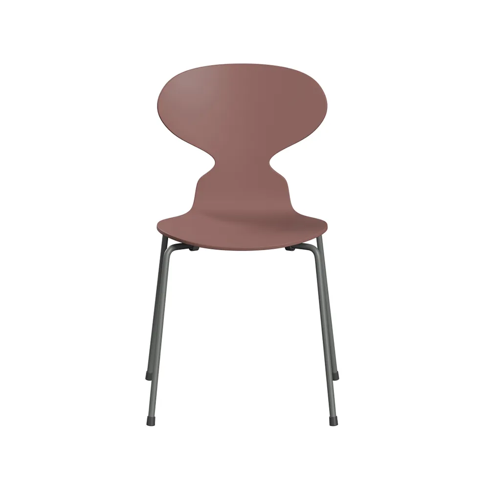 Myran 3101 stol, wild rose, silvergrått stativ Fritz Hansen