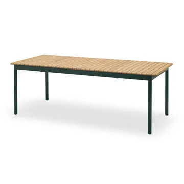 Pelagus matbord teak 214x90,5 cm - Hunter green - Fritz Hansen