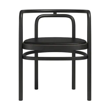PK15 stolsdyna - Grace läder svart - Fritz Hansen