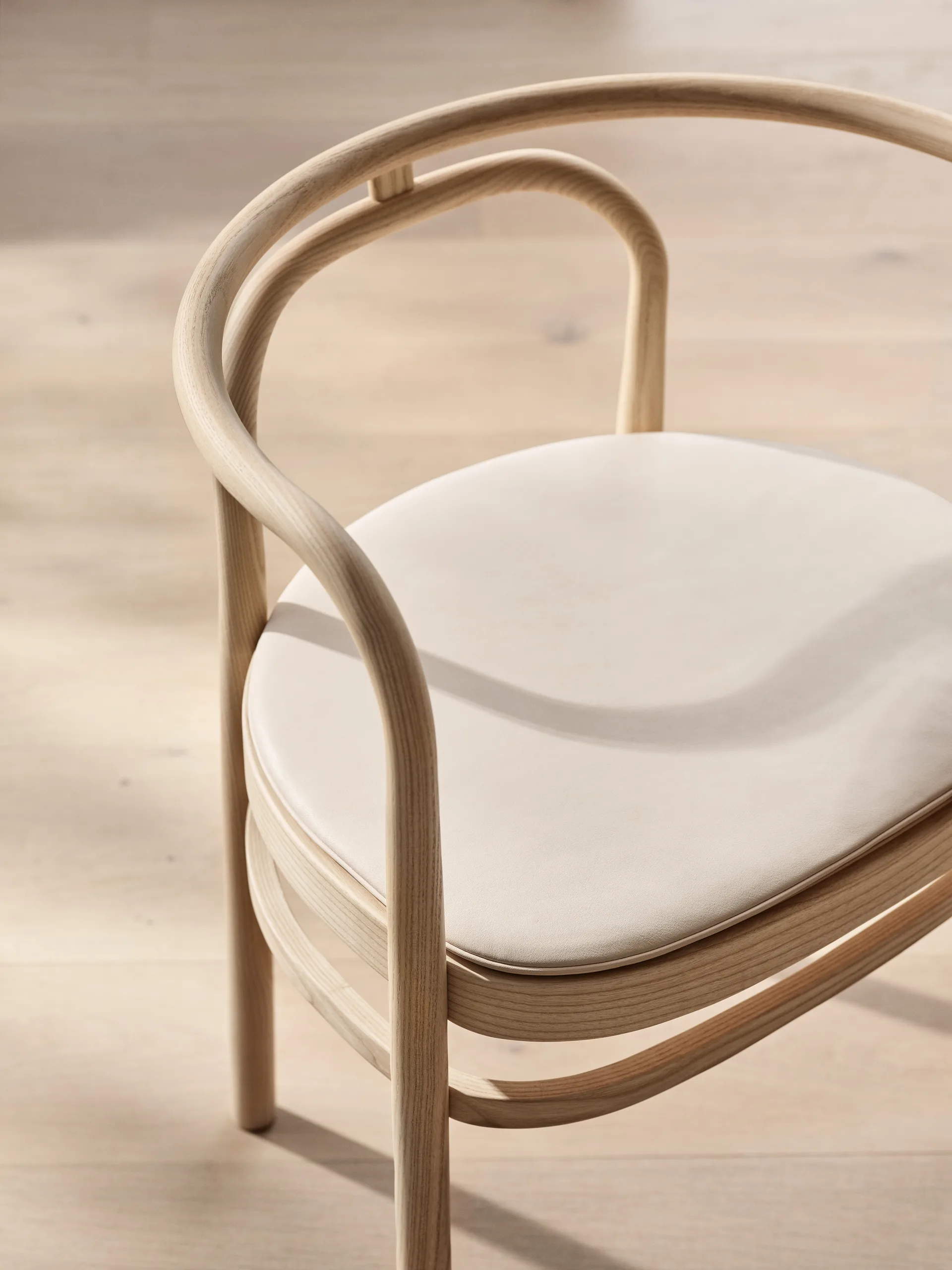 PK15 stolsdyna, Natural läder Fritz Hansen
