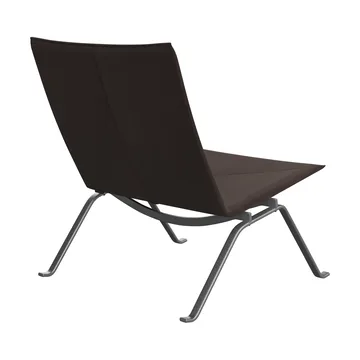 PK22 fåtölj - Haze dark brown läder-rostfritt stål - Fritz Hansen