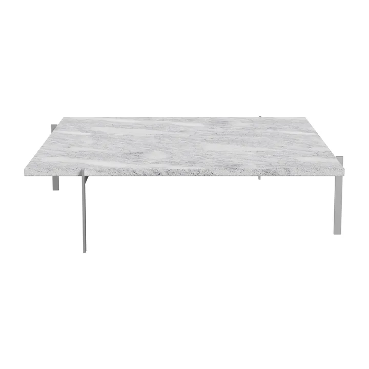 PK61A Soffbord marmor 120x120 cm - Fauske marble grey-white - Fritz Hansen